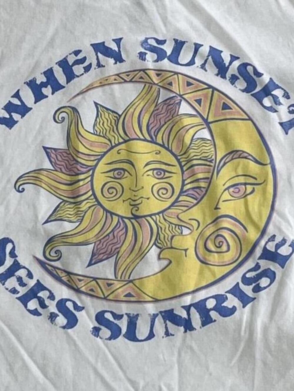 Celestial Sun and Boho Moon Preowned Small T-shirt